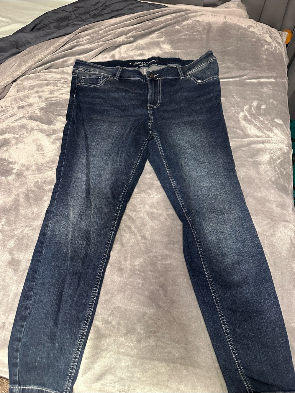 Maurices Dark Blue Skinny Jeans